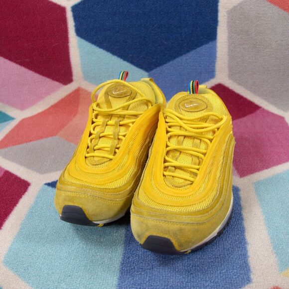 Nike Air Max 97 Running Sneakers Olympic Rings Yellow White Shoes Men's 10 US - Picture 2 of 7